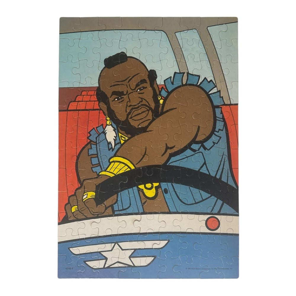 Vintage 1983 Mr.T 100 Piece Jigsaw Puzzle - COMPLETE
